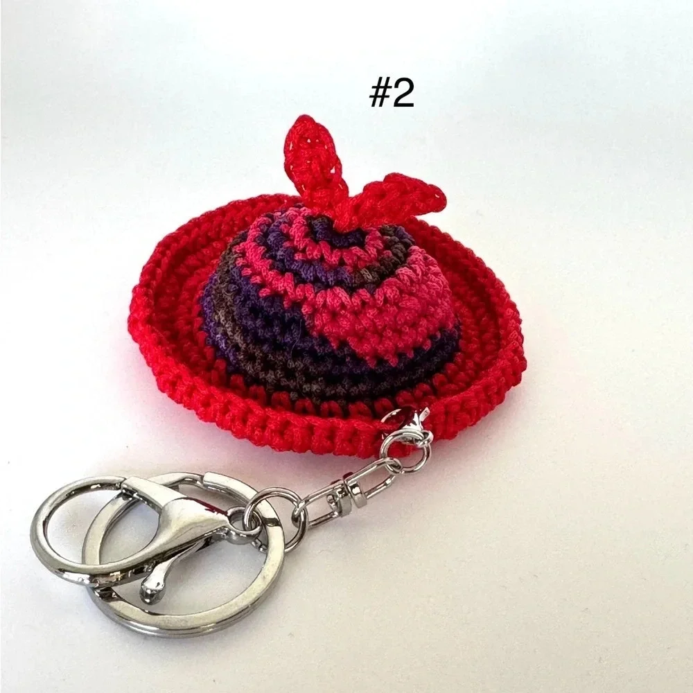 New Handmade FUN HAT Keychains $15 EACH